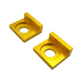 Maxbell 15mm Chain Adjuster Tensioner Block for Dirt Bike Motorcycle Gold & Blue