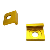 Maxbell 15mm Chain Adjuster Tensioner Block for Dirt Bike Motorcycle Gold & Red