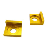 Maxbell 15mm Chain Adjuster Tensioner Block for Dirt Bike Motorcycle Gold & Blue