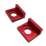 Maxbell 15mm Chain Adjuster Tensioner Block for Dirt Bike Motorcycle Blue & Red