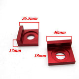 Maxbell 15mm Chain Adjuster Tensioner Block for Dirt Bike Motorcycle Blue & Red