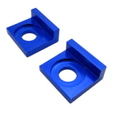 Maxbell 15mm Chain Adjuster Tensioner Block for Dirt Bike Motorcycle Gold & Blue