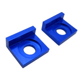 Maxbell 15mm Chain Adjuster Tensioner Block for Dirt Bike Motorcycle Blue & Red
