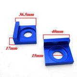 Maxbell 15mm Chain Adjuster Tensioner Block for Dirt Bike Motorcycle Blue & Red