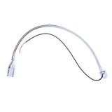 Maxbell 2x12V Gooseneck LED Bedside Reading Lamp Headboard Wall Surface Mount Silver