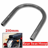 Maxbell Motorcycle Seat Frame Hoop Loop+Brat Diamond Flat Saddle Seat for Cafe Racer