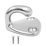 Maxbell 3pcs Marine Grade Stainless Steel Boat Hook Coat and Hat Hook Wall Mount