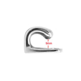 Maxbell 3pcs Marine Grade Stainless Steel Boat Hook Coat and Hat Hook Wall Mount