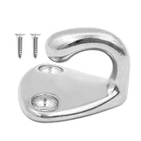 Maxbell 3pcs Marine Grade Stainless Steel Boat Hook Coat and Hat Hook Wall Mount