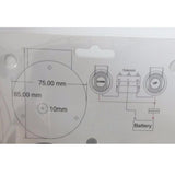 Maxbell 2xMarine Anchor Windlass Foot Switch Up & Down On/Off for Boat Yacht
