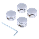 Maxbell Motorcycle Screw Cap Screw Cover for Harley Softail Dyna Sportster Silver - Aladdin Shoppers