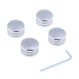 Maxbell Motorcycle Screw Cap Screw Cover for Harley Softail Dyna Sportster Silver - Aladdin Shoppers