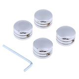 Maxbell Motorcycle Screw Cap Screw Cover for Harley Softail Dyna Sportster Silver - Aladdin Shoppers