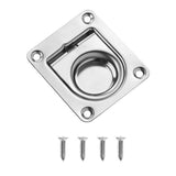 Maxbell 2pcs Stainless Steel Marine Boat Flush Pull Locker Hatch Latch Lift Handle