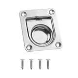 Maxbell 2pcs Stainless Steel Marine Boat Flush Pull Locker Hatch Latch Lift Handle