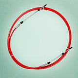 Maxbell 2Pcs 15Ft Throttle Shift Control Cable for Yamaha Outboard Red & Black