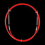 Maxbell 2Pcs 16Ft Throttle Shift Control Cable for Yamaha Outboard Boat Motor Red