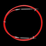 Maxbell 2Pcs 19Ft Throttle Shift Control Cable for Yamaha Outboard Red & Black