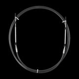 4PCs Universal Throttle Cable for Boat Motor Control Lever 13FT/11FT - Black