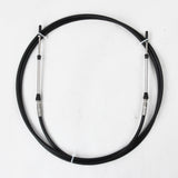 Maxbell 2Pcs 21Ft Throttle Shift Control Cable for Yamaha Outboard Red & Black