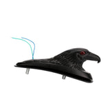 Maxbell 2x Motorcycle Front Fender Light Eagle Face Ornament Eyes Light Frame