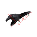 Maxbell 2x Motorcycle Front Fender Light Eagle Face Ornament Eyes Light Frame