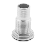 Maxbell 1" Hose Barb Boat Thru Hull Fitting - 316 Stainless Steel Hardware