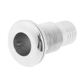Maxbell 1" Hose Barb Boat Thru Hull Fitting - 316 Stainless Steel Hardware