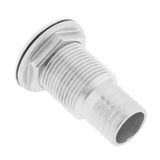 Maxbell 1" Hose Barb Boat Thru Hull Fitting - 316 Stainless Steel Hardware