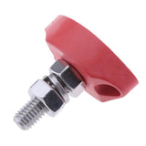 Maxbell Junction Block Power Post Set Insulated Terminal Stud Black Red 6mm
