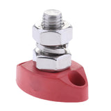 Maxbell Junction Block Power Post Set Insulated Terminal Stud Black Red 8mm