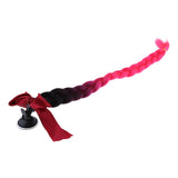 Maxbell 23.6" Gradient Ramp Helmet Braids / Ponytail Motorcycle Bike Helmet Hair 1