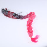 Maxbell 23.6" Gradient Ramp Helmet Braids / Ponytail Motorcycle Bike Helmet Hair 1