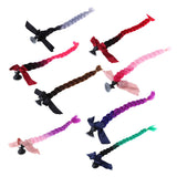 Maxbell 23.6" Gradient Ramp Helmet Braids / Ponytail Motorcycle Bike Helmet Hair 1