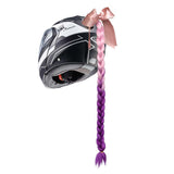 Maxbell 23.6" Gradient Ramp Helmet Braids / Ponytail Motorcycle Bike Helmet Hair 7