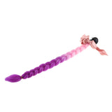 Maxbell 23.6" Gradient Ramp Helmet Braids / Ponytail Motorcycle Bike Helmet Hair 7