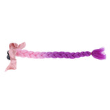 Maxbell 23.6" Gradient Ramp Helmet Braids / Ponytail Motorcycle Bike Helmet Hair 7