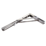 Maxbell 2pcs 304 Stainless Steel Folding Boat Bench Shelf Table Bracket 12"