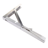 Maxbell 2pcs 304 Stainless Steel Folding Boat Bench Shelf Table Bracket 12"