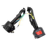 Maxbell 7/8" Motorcycle Handlebar Horn Light ON/OFF Starting Kill Switch Button