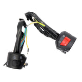 Maxbell 7/8" Motorcycle Handlebar Horn Light ON/OFF Starting Kill Switch Button