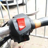 Maxbell 7/8" Motorcycle Handlebar Horn Light ON/OFF Starting Kill Switch Button