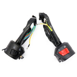 Maxbell 7/8" Motorcycle Handlebar Horn Light ON/OFF Starting Kill Switch Button