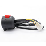 Maxbell 7/8" Motorcycle Handlebar Horn Light ON/OFF Starting Kill Switch Button