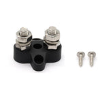 Maxbell Red & Black Junction Block Power Post Set Insulated Terminal Stud M8