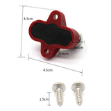 Maxbell Red & Black Junction Block Power Post Set Insulated Terminal Stud M8