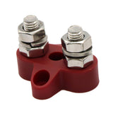 Maxbell Red & Black Junction Block Power Post Set Insulated Terminal Stud M8