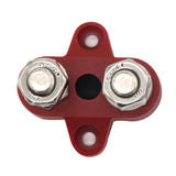 Maxbell Red & Black Junction Block Power Post Set Insulated Terminal Stud M8