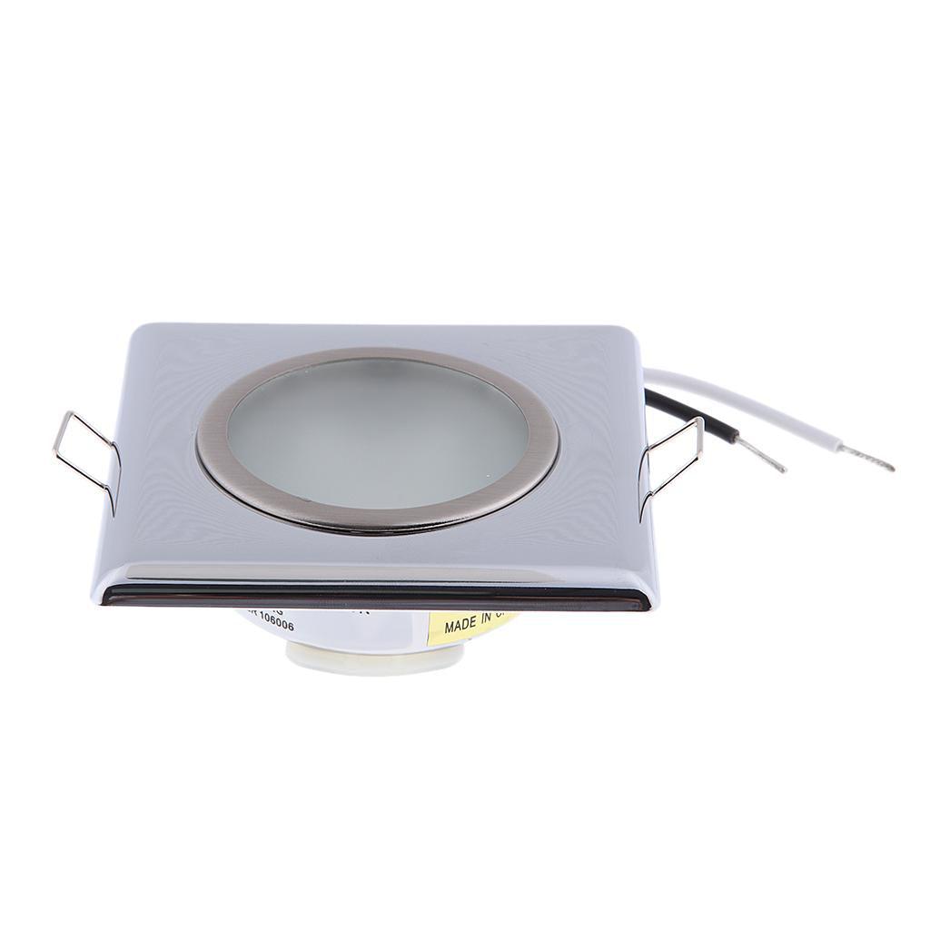 Maxbell Maxbell 24V 3.2W Square 3.25 Inch Recessed LED Ceiling Panel Light Downlight Kit 3000K