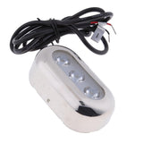 Maxbell 12-28V Marine/Boat/Yacht Underwater LED Blue Light w/ Stainless Steel Bezel - Aladdin Shoppers